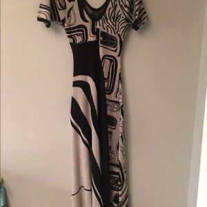 Raif Adelberg 100% Cashemere Haida Print Spring/Summer Dress Sz XS